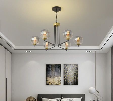 Lampes à suspension en verre fumé Modern Pendant Light 3000K à 6000K
