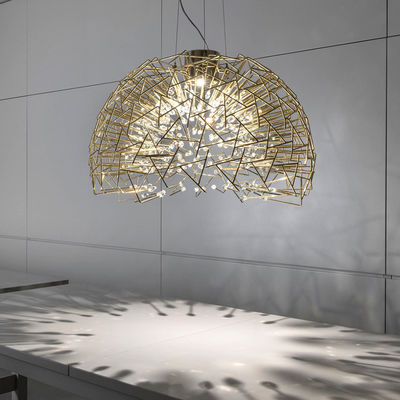 Lustre D60*H60cm 110V-240V de Crystal Hanging Lights Stainless Steel