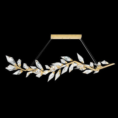 Art déco décoratif chandelier de cristal moderne en forme de rhombus OEM