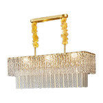 Incidence forte de matériel moderne de Crystal Chandelier Ceiling Lights Electroplated de place d'AC110V