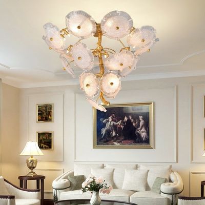 Personnalité pendante à extrémité élevé Lotus Leaf Chandelier de lumières d'ODM
