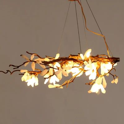 CE ISO9001 haut de gamme lampes suspendues personnalisées de 10m2 à 15m2 lampes suspendues de branches d'arbres