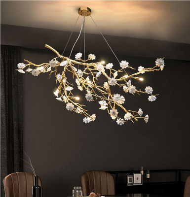 La branche d'arbre d'OEM d'Eco Crystal Chandelier High End Pendant allume 15 à 30m2