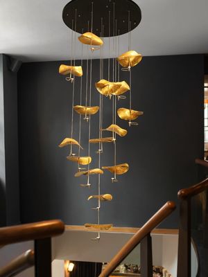 Le bouton poussoir LED 1W groupent la lumière pendante pour les appareils d'éclairage accrochants de cage d'escalier