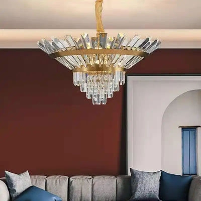 Le pendant de luxe rond allume la lumière pendante de groupe en verre fumé adaptée aux besoins du client par E14