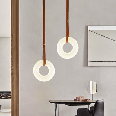 Escalier en marbre naturel pur Modern Pendant Lights Fixture 3000K à 6000K