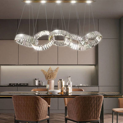 Portance élevée de Crystal Nimbus Ring Chandelier 99W LED de plafond