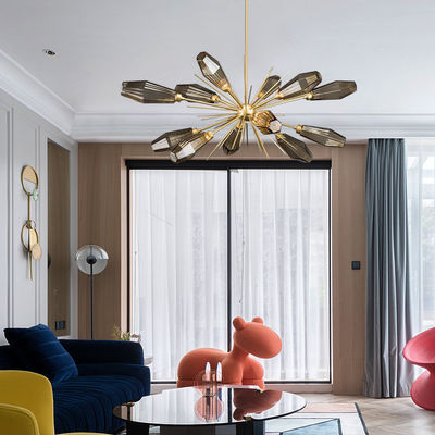 Lustre léger décoratif moderne AC110V de transmittance des lampes LED d'ODM haut