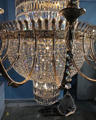 Lustre adapté aux besoins du client ccc ISO9001 de lobby d'hôtel de lampe pendante