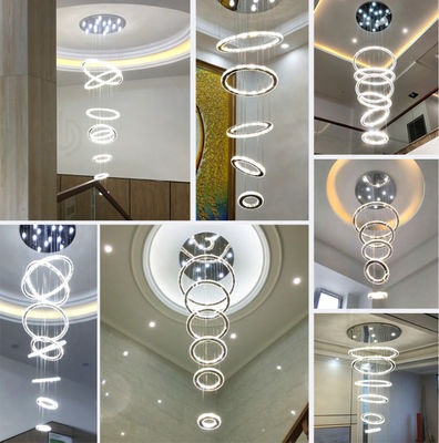 OEM ODM Luxe moderne sur mesure Les chandeliers de grande taille en cristal polyvalents