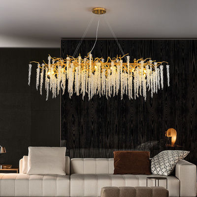 Économie moderne de Crystal Grand Hospitality Chandeliers Energy de lustre du lobby G9