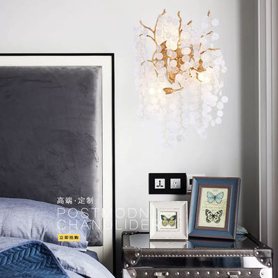 E14 Lampe murale en verre contemporain moderne pour chambre du couloir de 5m2 à 10m2