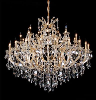 Saleté de Crystal Candle Chandelier Lamp Waterproof de plafond de LED E14 résistante
