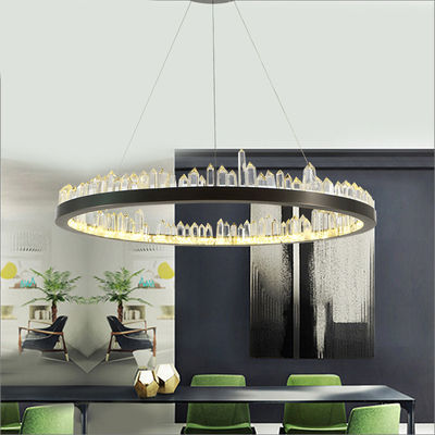 Métal Crystal Polished Pendant Chandelier Lights 110V/220V