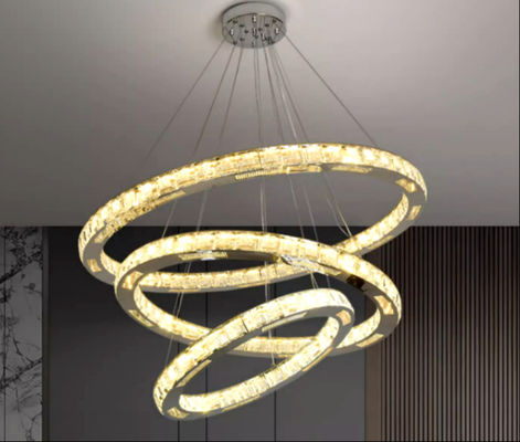 Ring Chandelier Dia circulaire moderne réglable 50cm/19.7inch