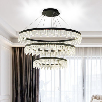Rond Ring Adjustable Multi Light Chandelier pour la décoration de foyer