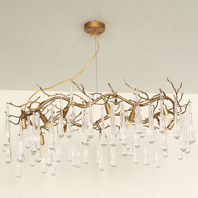 40W Crystal Ceiling Lights Hanging Mounted de luxe 110V - 240V
