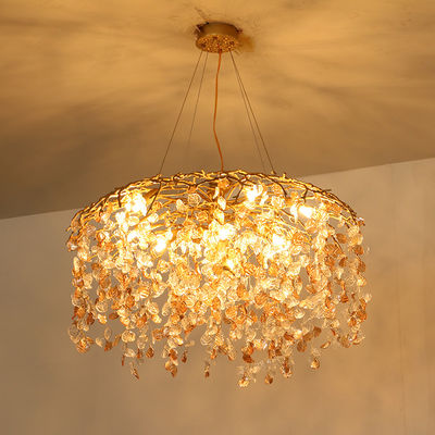 lumières de luxe de plafond d'or en métal 40W pour la décoration à la maison