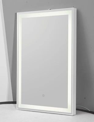 Cadre en plastique d'ABS de lumière de miroir de place et de salle de bains du cercle LED