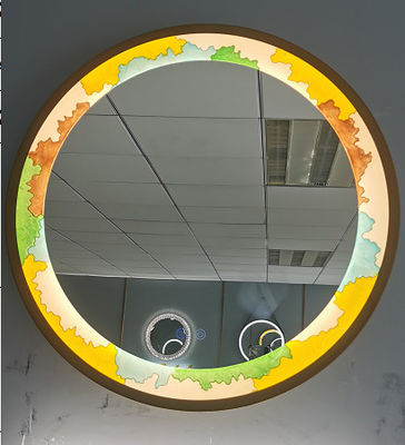 La couleur en bronze LED d'émail d'antiquité de fer a allumé le miroir avec la fonction de désembuage 36W