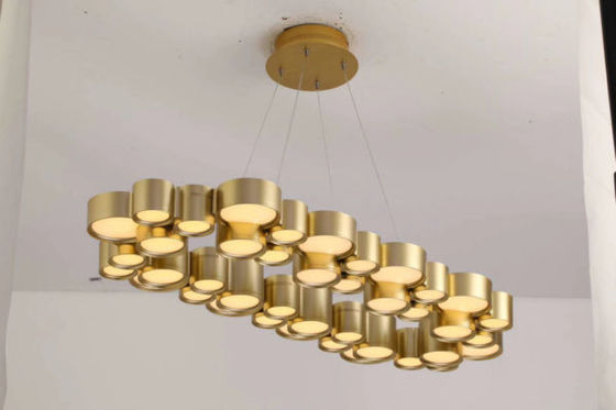 Lumière créative en résine d'or acrylique à LED Couleur Csutom 3000 - 6000K