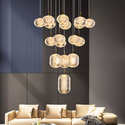 Lampe à pendentif acrylique hautement transparente 63W / 80W / 120W / 145W