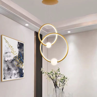 Chandelier circulaire moderne intérieur 44w 23w 19w