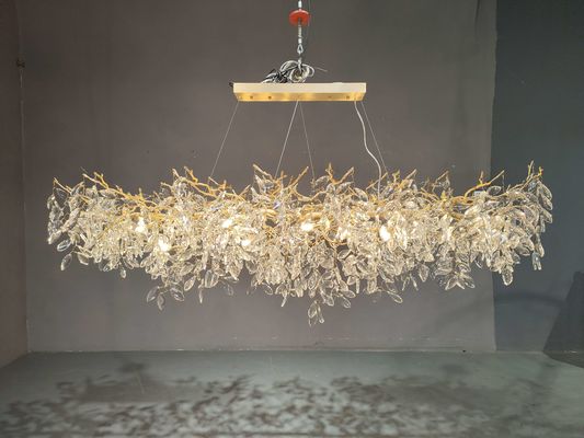 Salle de séjour / Chambre à coucher Chandelier de cristal métallique K9 15m2 - 30m2 111V ~ 240V