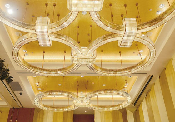 Lumière suspendue haut de gamme de luxe pour les occasions commerciales de l'hôtel