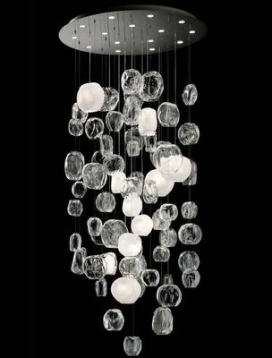 Lampes à LED créatives en verre sur mesure