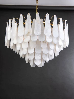 Lampe à l' étoile moderne en alabaster minimaliste lampe à l' étoile lumineuse de luxe villa salle à manger chambre à coucher lampe à pendentif décorative