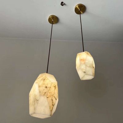 Lampe à pendentif de luxe simple créative restaurant bar à côté du lit