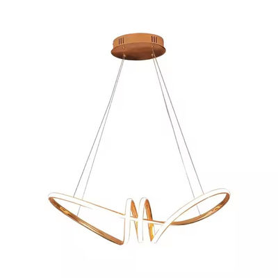 Chandelier à LED moderne plaqué en or pour salle à manger cuisine salle de séjour maison décoration chandelier