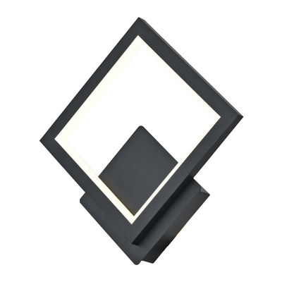 Lumière murale en aluminium moderne carrée 18W arrière-plan mur de salon chambre à coucher tête d'écran art murale