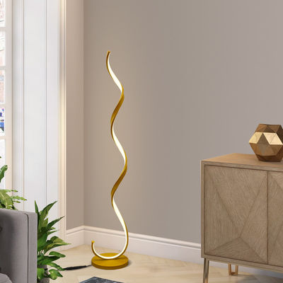 Sofa de salon minimaliste moderne lampe de sol verticale Art Arc Smart Design minimaliste de l'hôtel Chambre à coucher Lumière au sol LED