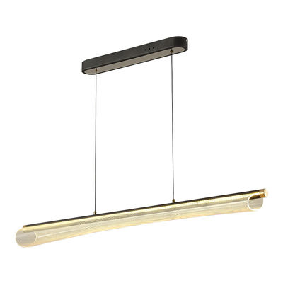 Designers modernes longue taille mince pendentif acrylique lumière décor Lighting