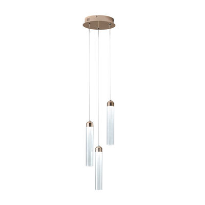 Trois chambres à coucher acryliques cylindriques lustre salon TV arrière-plan lampe murale lampe de lit minimaliste