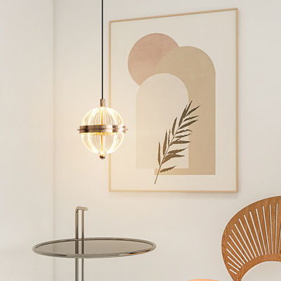Compas hall d'entrée petite lampe suspendue personnalité créative atmosphère artistique décoration haut de gamme tête de lit lampe à ligne suspendue