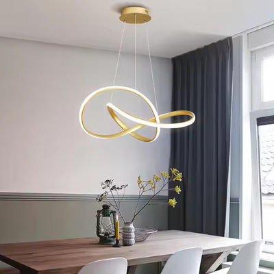 Éclairage rétro chambre de luxe chambre à coucher lustre en aluminium Matériau acrylique de décoration de la maison