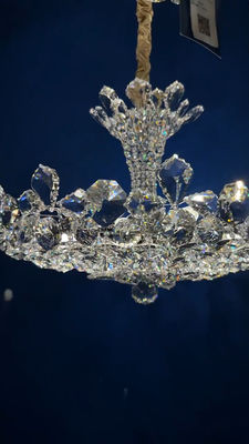 Lampe couronne lampe de cristal lumineux salon salle à manger villa hôtel lustre de cristal