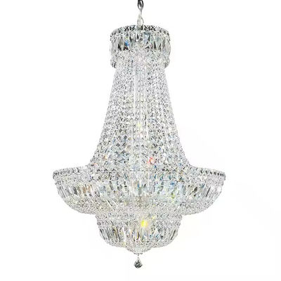 Décoration de l'hôtel moderne Lobby Villa Pendant Light Custom Grand Projet Luxe Lumière de cristal LED