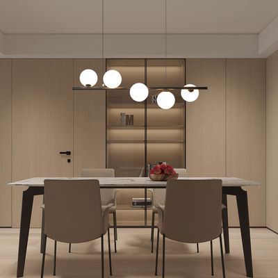 Décoration de la maison Salle à manger Pendant moderne Lampes suspendues en verre Lampes pour la chambre à coucher Design artistique Boule de verre Pendant nordique