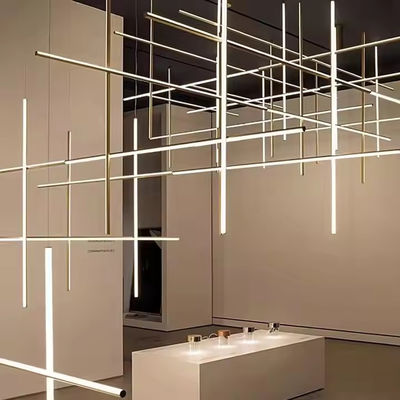 Mode de contrôle Commutateur de commande 122w 3000k 12.4m plafond Led lustre et lumières de suspension Pour restaurant hôtel villa