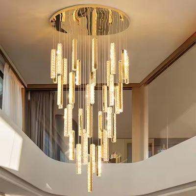 Température de couleur 3000K-6500K Lustre de cristal LED pour l'hôtel moderne