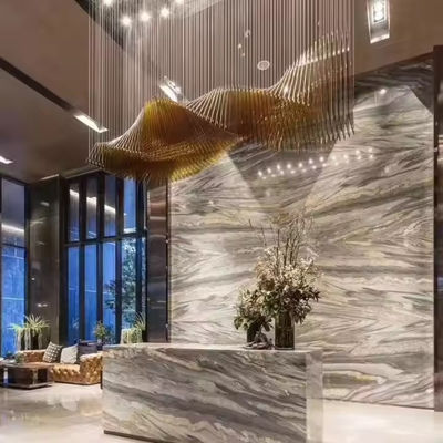 Projet non standard Lumière du hall de la salle de bain Lumière LED Pour le thé de luxe Lumière acrylique Au département des ventes de l'hôtel Chandelier