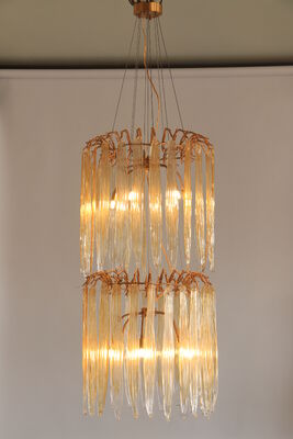 Lustre en anneau de cristal clair moderne, luminaire suspendu de luxe circulaire de qualité supérieure pour réception d'hôtel