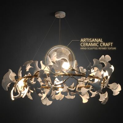 Hôtel élégant Pendentif en cristal Lustreur lumineux Luxe suspendu